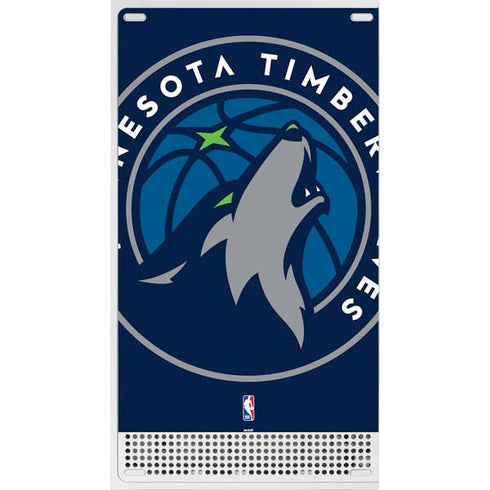 NBA Minnesota Timberwolves Large Logo Xbox Series S Console Skin